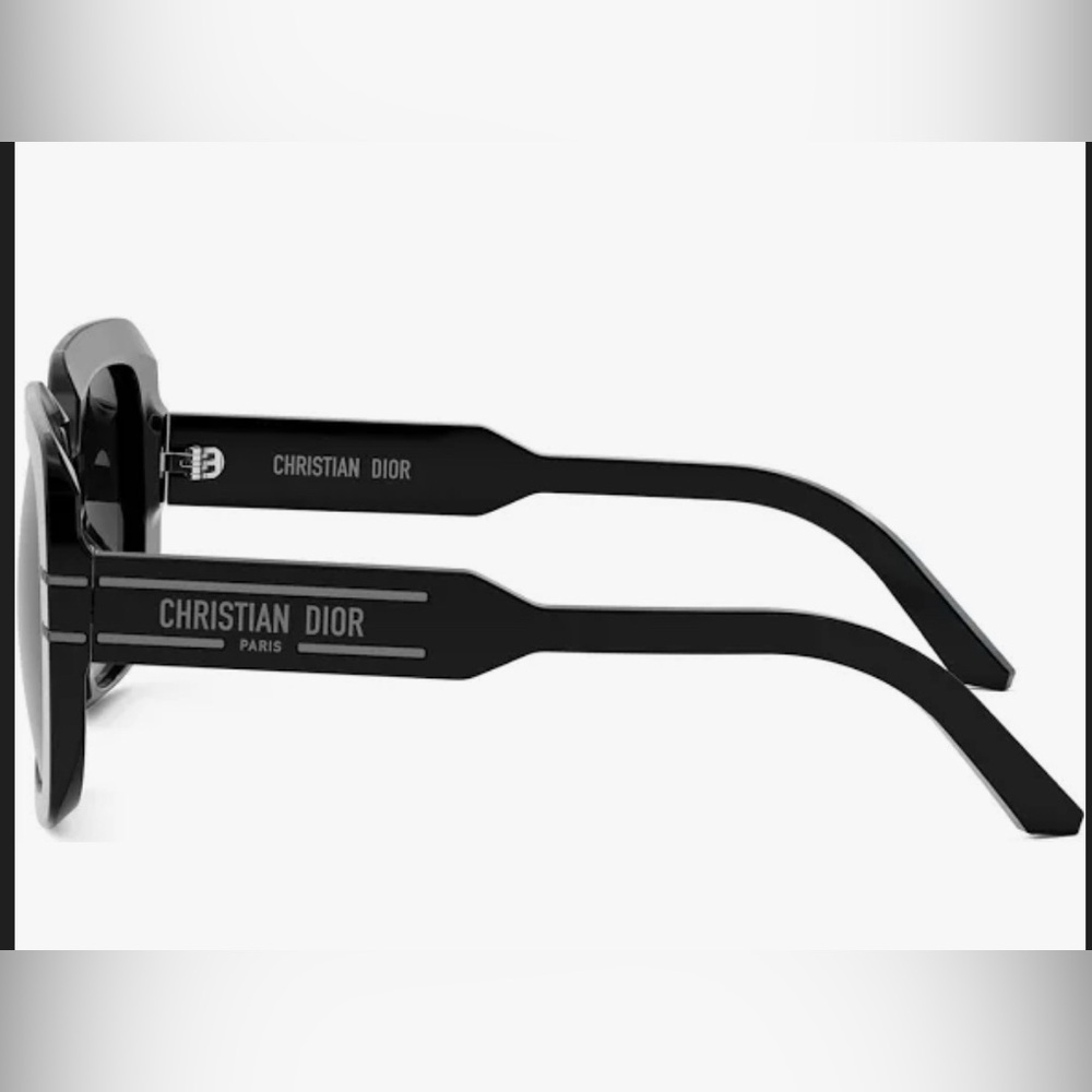 Dior Signature Square Authentic Oversize Black Sunglasses Full inclusion - Picture 14 of 15